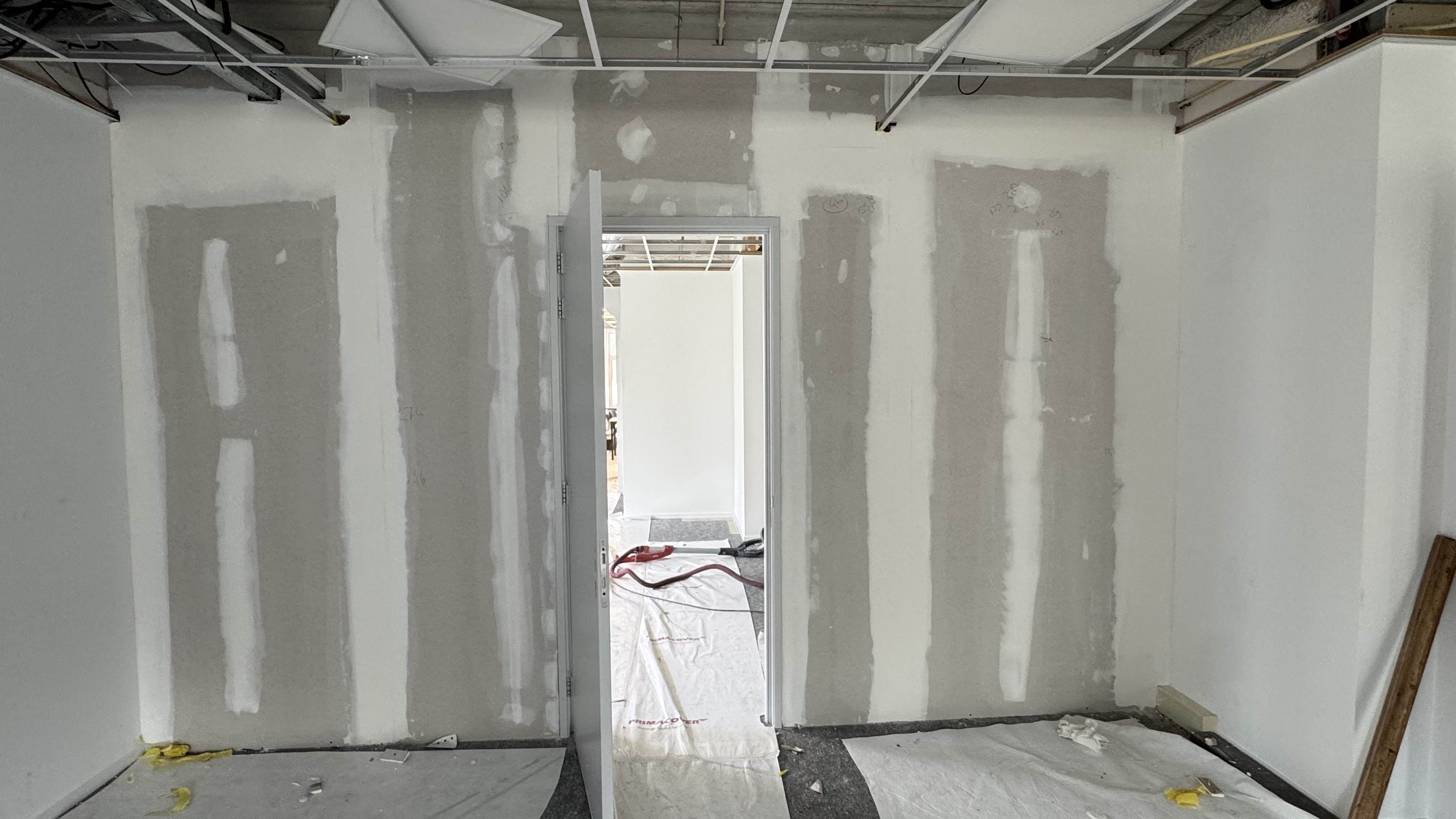 Woning spachtelwerk - Skyline Afbouw